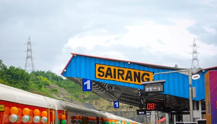 Skrsingh009, CC0, via Wikimedia Commons - Bairabi-Sairang Railway Line