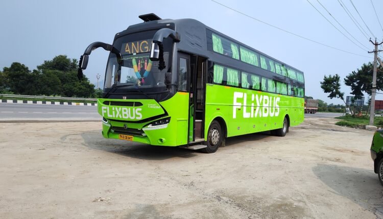 Srikanth Ramakrishnan/BESTpedia, CC BY-SA 4.0 , via Wikimedia Commons - Delhi Airport FlixBus