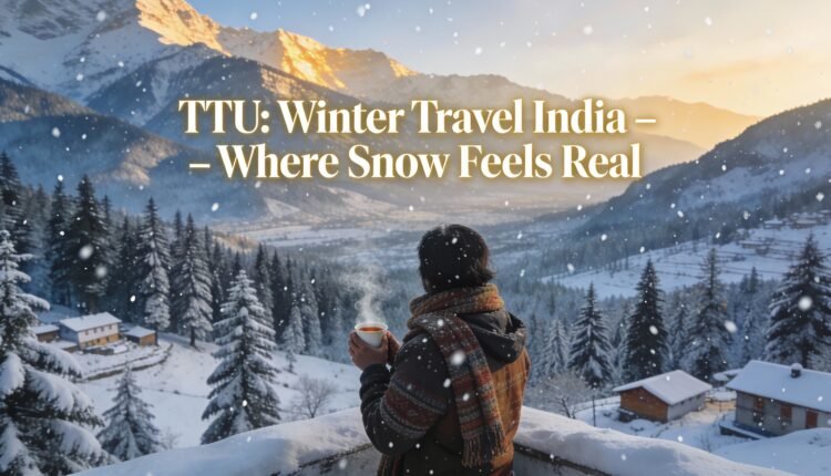 Image created by AI - winter travel India